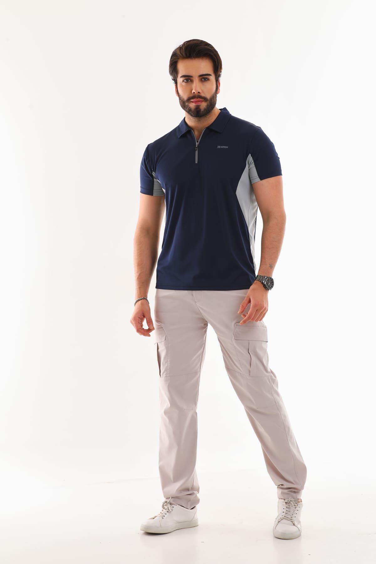 Nefes Alabilen Hakim Yaka Sport T-Shirt