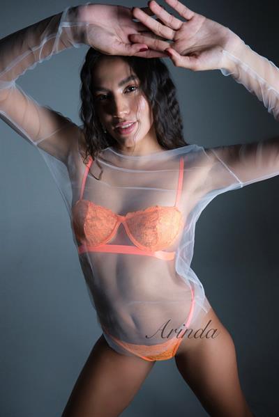 Kate Balenli Dantelli Iç Çamaşırı Takımı Neon Turuncu