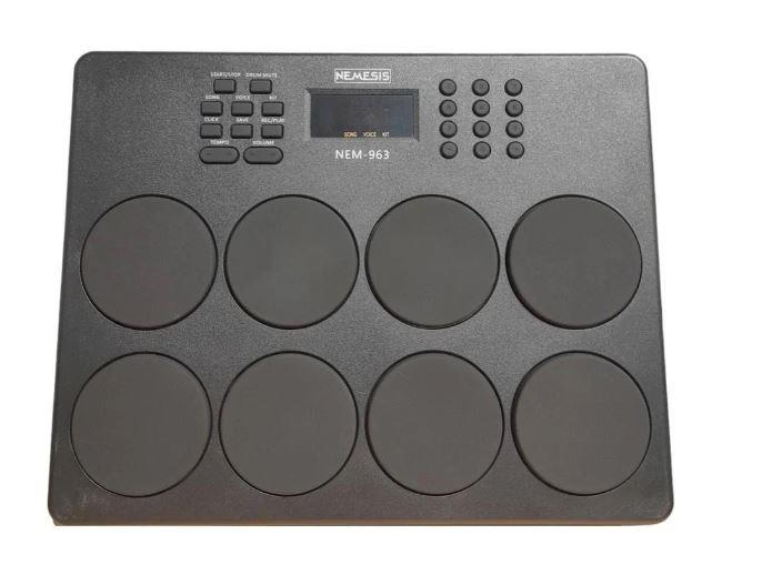 Nemesis Nem-963 Dijital Masaüstü Bateri Perküsyon-Pedalsızdır