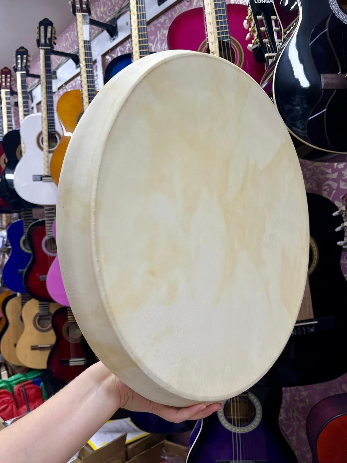 HAYVAN DERİSİ HAVALI BENDİR 41,5 CM POMPA+KILIF DAHİL