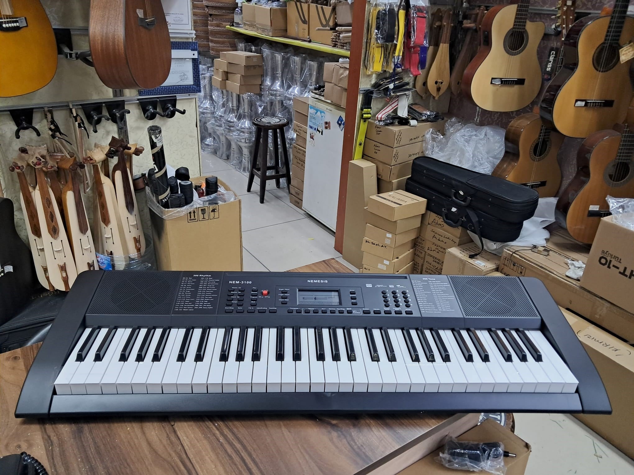 NEMESİS NEM-3100 TUŞ HASSASİYETLİ 61 TUŞ 5 OKTAV ORG