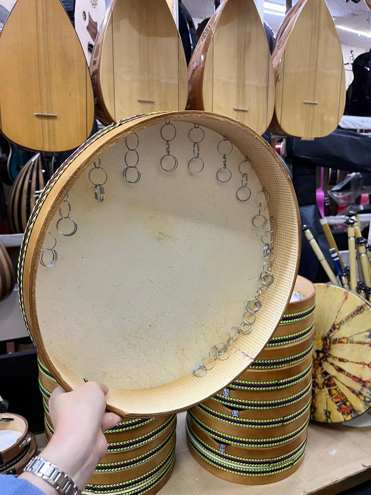 Deri Halkalı Def 37 cm