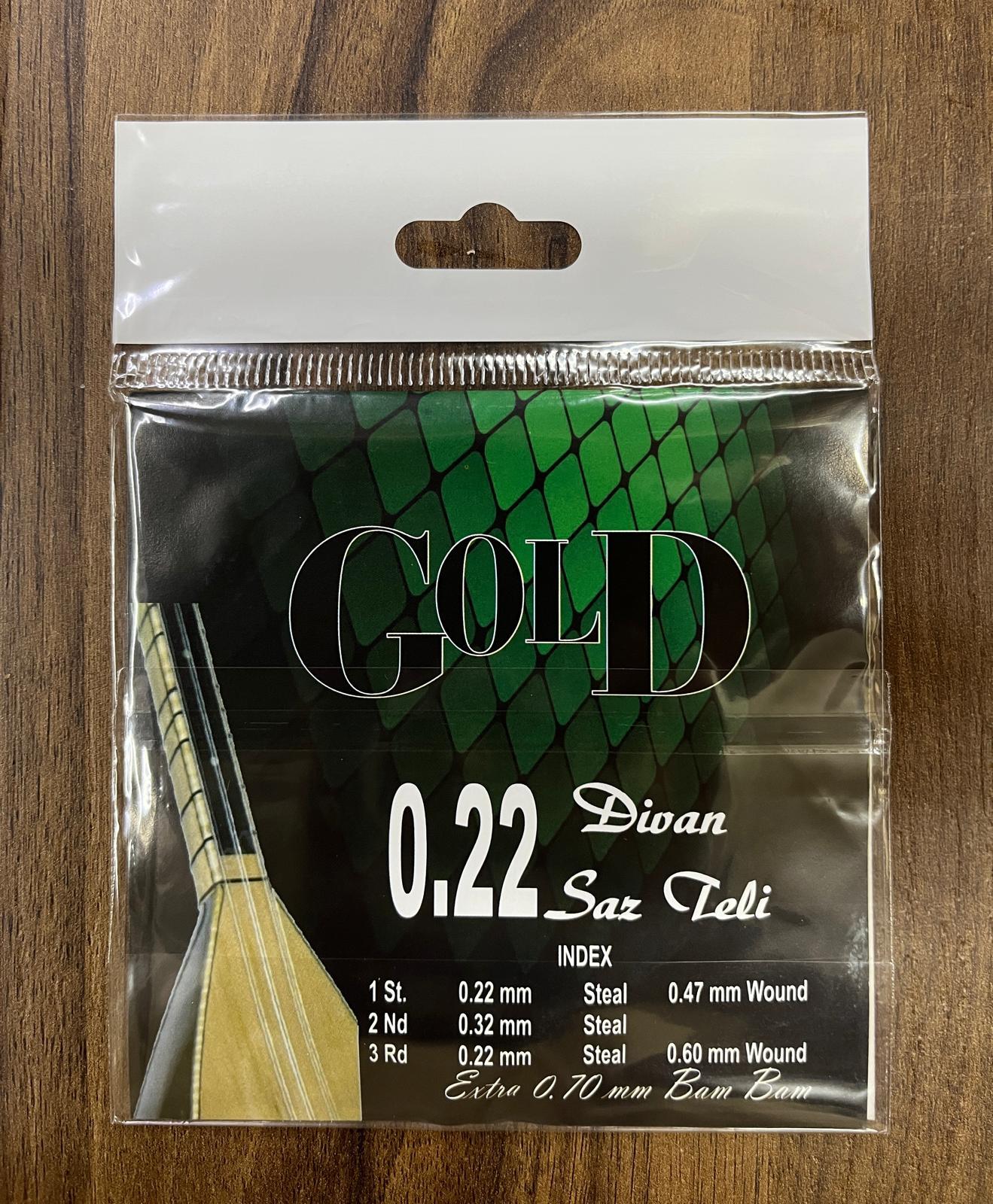 GOLD 0.22 DİVAN SAZ TELİ