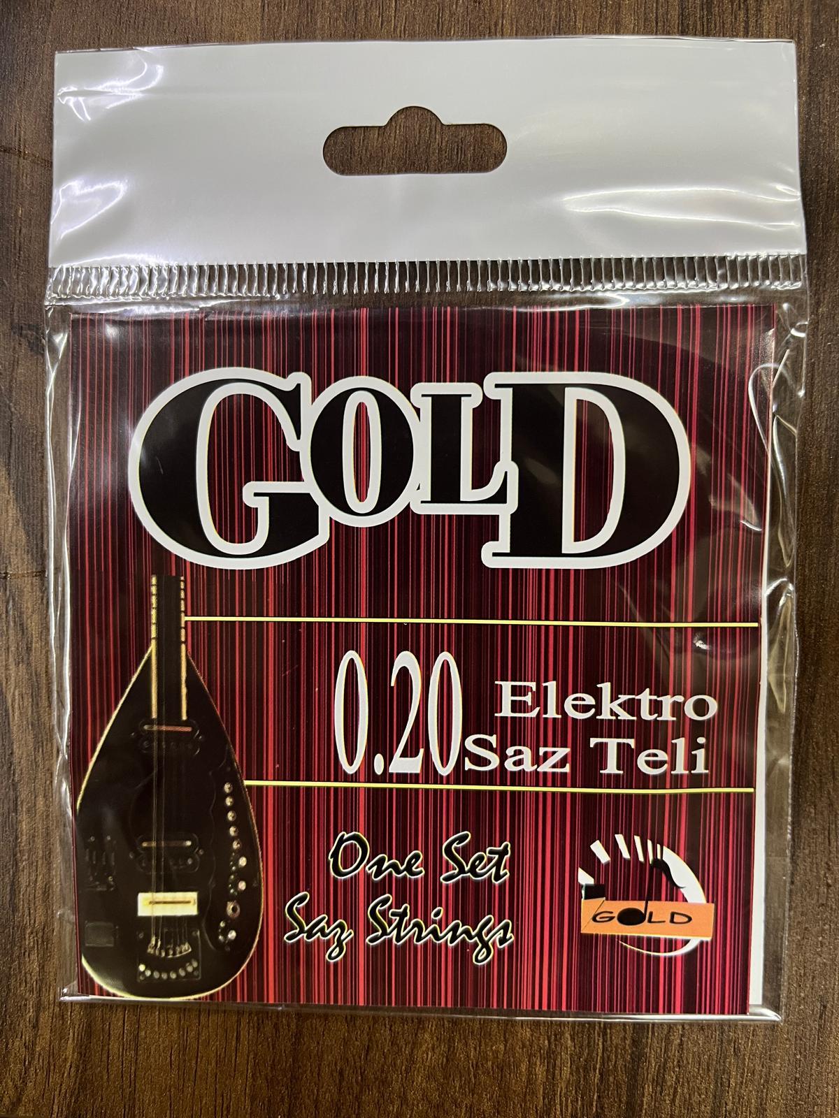GOLD 0.20 ELEKTRO SAZ TELİ