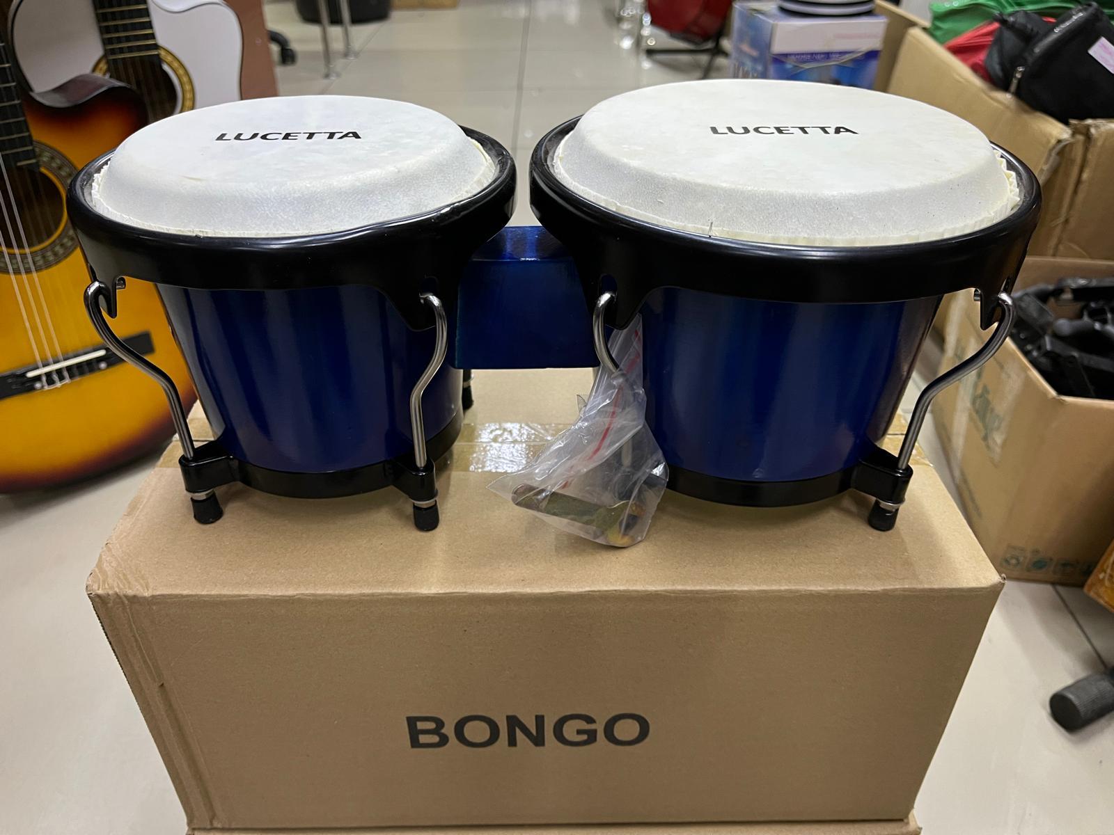 HAYVAN DERİLİ AĞAÇ BONGO MAVİ 6'' ve 7'' ÇAP KOD 8776