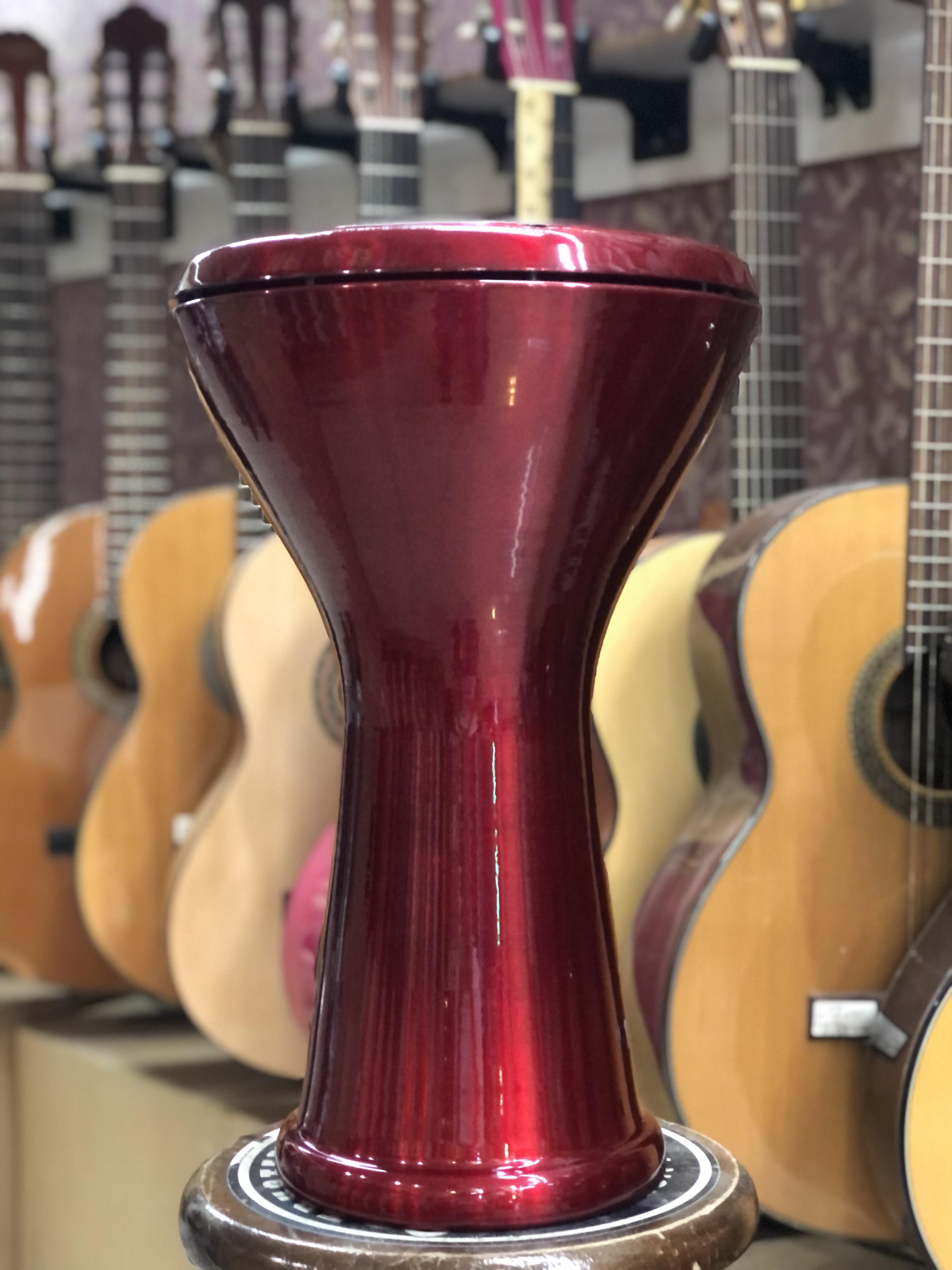 Vatan Döküm Boyalı Darbuka/Çömlek Kırmızı Kod 3025K