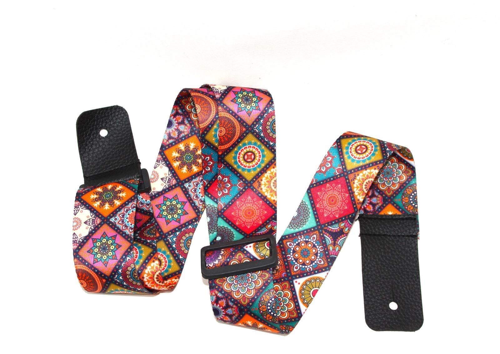 DESENLİ GİTAR ASKISI KOD 6017