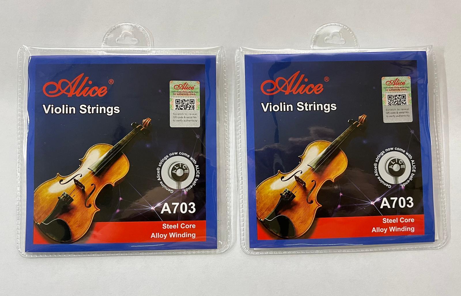 ALİCE A703 KEMAN TELİ TAKIMI- 2 TAKIM(PAKET)