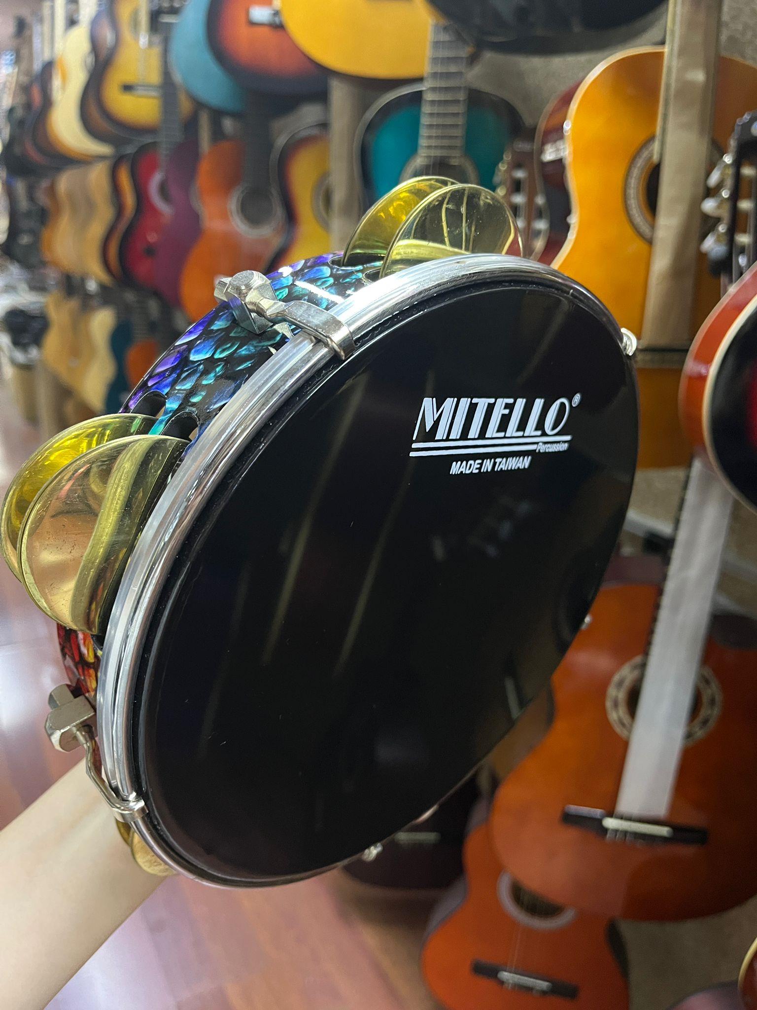 RENKLİ ZİLLİ TEF - SİYAH MİTELLO FİLMLİ KOD6410