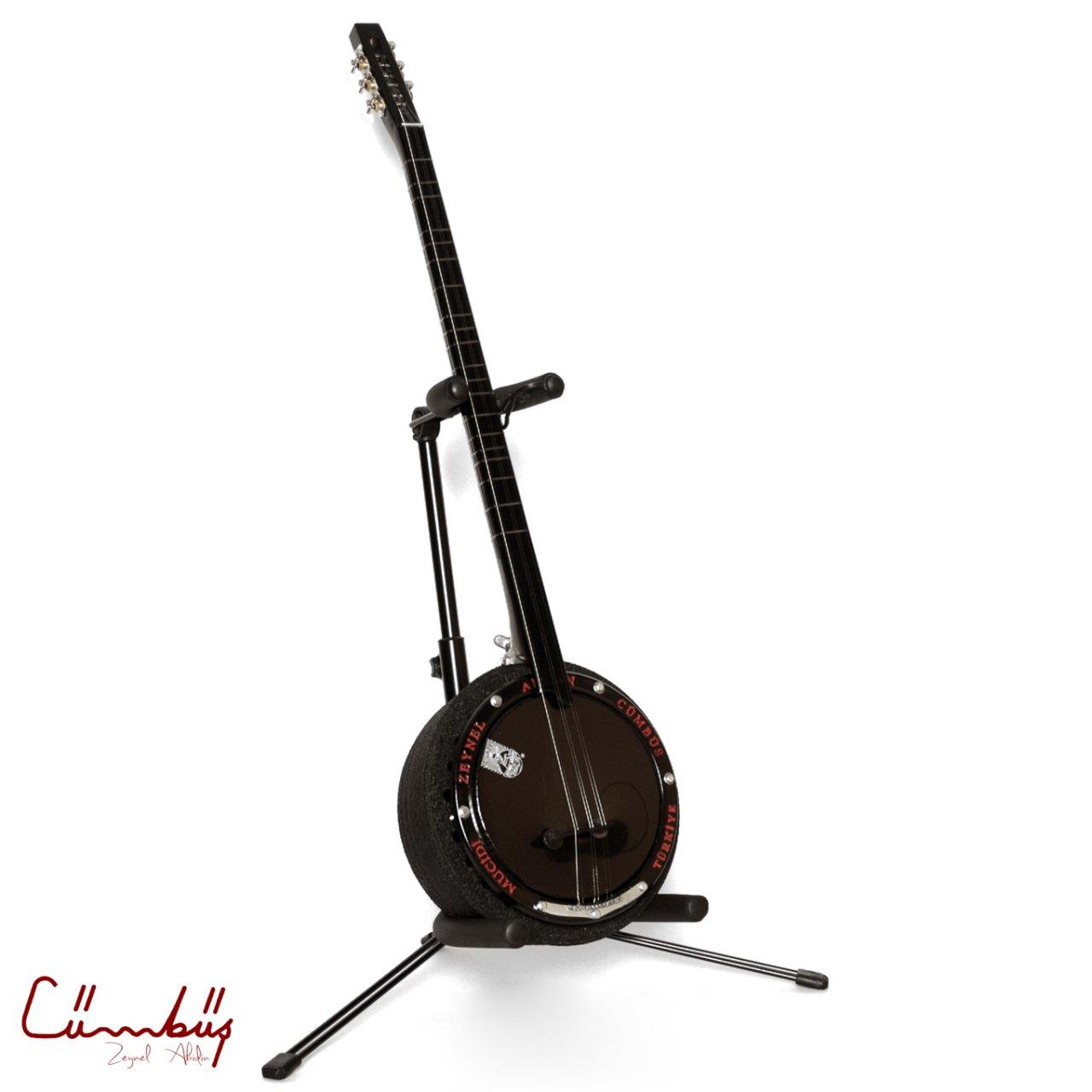 SAZBÜŞ KISA SAP SİYAH RENK TIRTIKLI (CÜMBÜŞ SAZ)