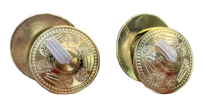 PİRİNÇ ZİL (PARMAK ZİL) 2 ÇİFT (4 ADET) 5 CM ÇAPINDA