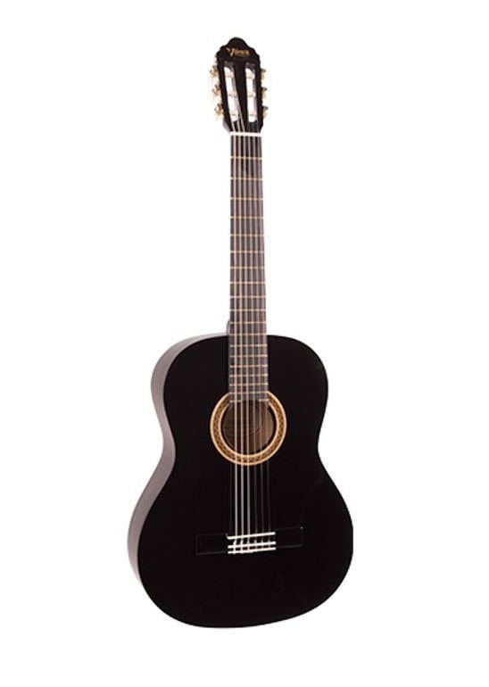 VALENCIA VC104BK KLASİK GİTAR 4/4 SİYAH 