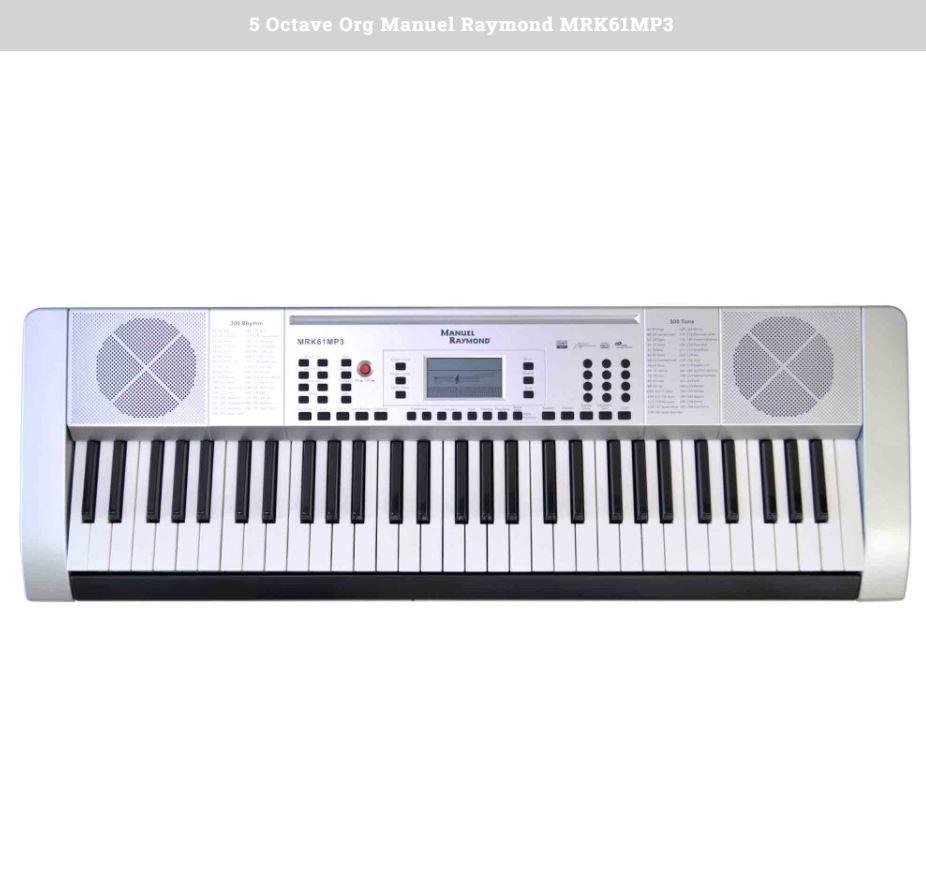 5 Octave Org Manuel Raymond MRK61MP3