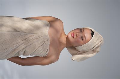 %100 Pamuk Banyo ve Baş Havlu Seti Bej