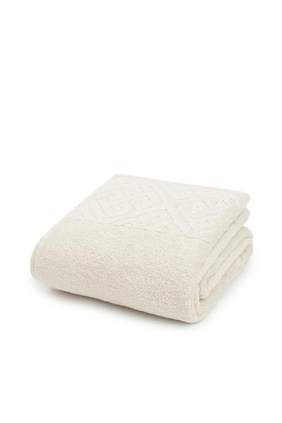 %100 Pamuk Banyo ve Baş Havlu Seti Bej