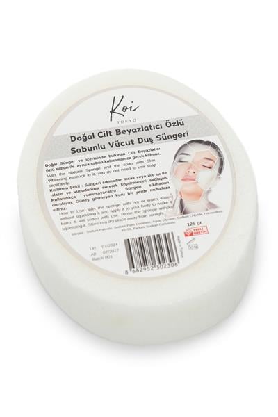Cilt Beyazlatma Özlü Sabunlu Vücut Duş Süngeri