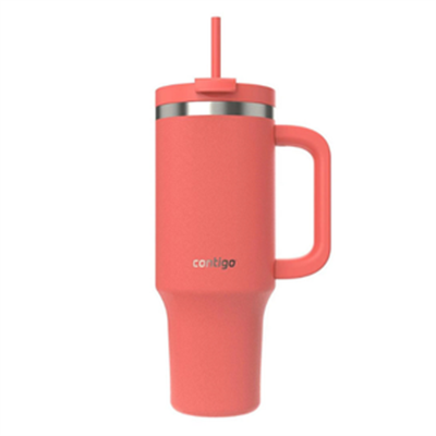 Contigo Streeterville Tumbler Pipetli Vakumlu Bardak 1200 ml Mercan