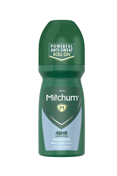 Mitchum Trıple Odor Defense Unscented Antiperspirant (48hr) Erkek Roll On Deodorant 3.4oz 100ml