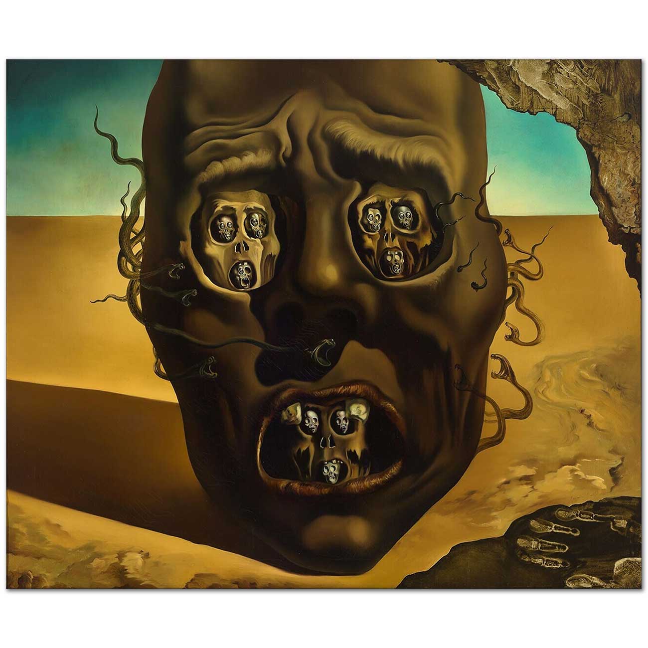 Salvador Dali Savaşın Yüzü Tablosu Analizi