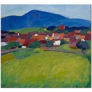 Alexej von Jawlensky The Village Of Murnau Art Print
