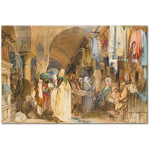 Amadeo Preziosi The Grand Bazaar, Constantinople Art Print