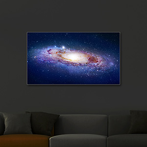Andromeda Galaksisi Işıklı Tablo