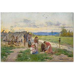 Antoni Kozakiewicz Gypsies Art Print