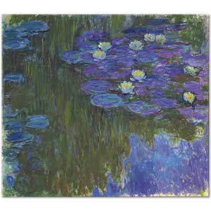 Claude Monet Nymphéas en Fleur Art Print