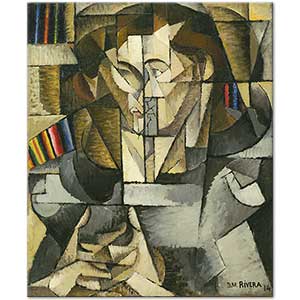 Diego Rivera Young Man in a Gray Sweater (Jacques Lipchitz) Art Print