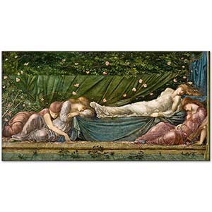 Edward Burne Jones Sleeping Beauty Art Print