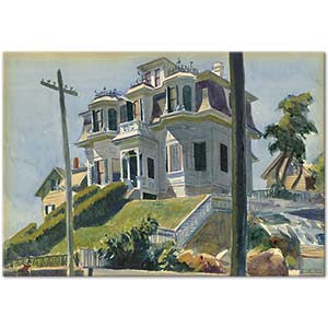 Edward Hopper Haskell's House Art Print