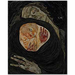 Egon Schiele Dead Mother Art Print