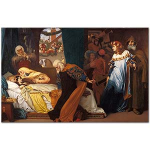 Frederic Leighton The Feigned Death Of Juliet Art Print
