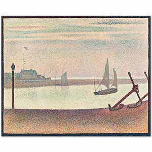 Georges Seurat The Channel at Gravelines, Evening Art Print