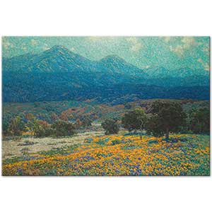 Granville Redmond California Poppy Field Art Print
