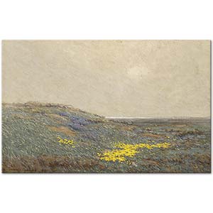 Granville Redmond Coastal Wildflowers Art Print