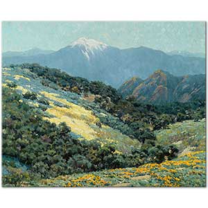 Granville Redmond Valley Splendor Art Print