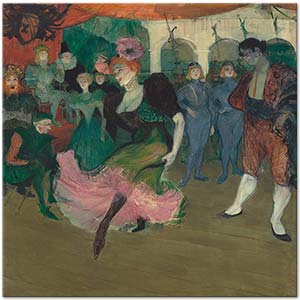 Henri de Toulouse-Lautrec Marcelle Lender Dancing the Bolero in Chilpéric Art Print