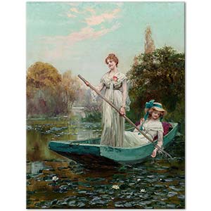 Henry John Yeend King The Lady Of The Lake Art Print