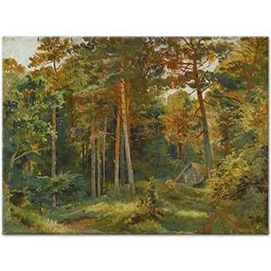 Ivan Shishkin The Mill In The Forest Art Print