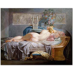 Jean-Baptiste Regnault Sapho Art Print