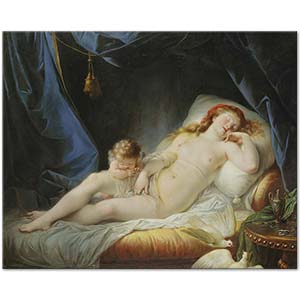 Jean-Baptiste Regnault Sleeping Venus Art Print