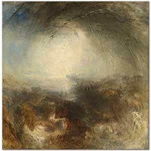 Joseph Mallord William Turner Shade and Darkness - The Evening of the Deluge Art Print
