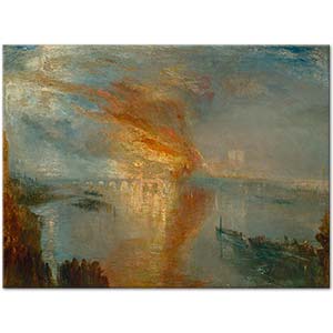 Joseph Mallord William Turner The Burning of the Houses of Lords Art Print