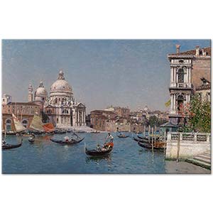 Martin Rico y Ortega The Grand Canal, Venice Art Print
