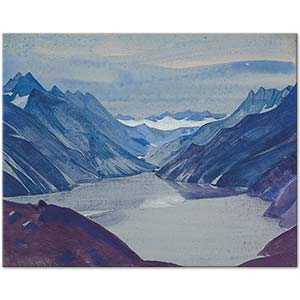 Nicholas Roerich Nag Lake Art Print