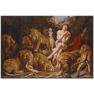 Peter Paul Rubens Daniel in the Lions' Den Art Print