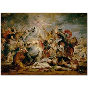 Peter Paul Rubens The Death of Decius Mus Art Print