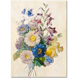 Pierre Joseph Redoute Bouquet of Flowers Art Print