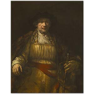Rembrandt van Rijn Self-Portrait Art Print